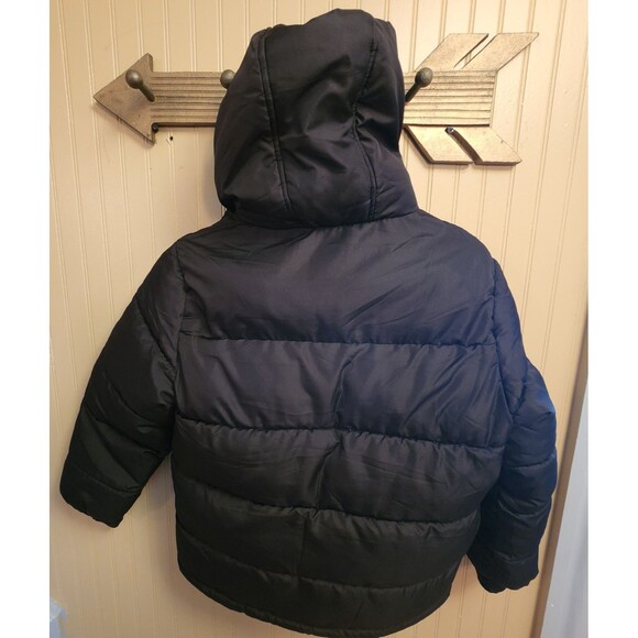 Minus Zero Boys Quilted Blue Black Puffer Jacket Coat Size S(8) - Picture 7 of 12